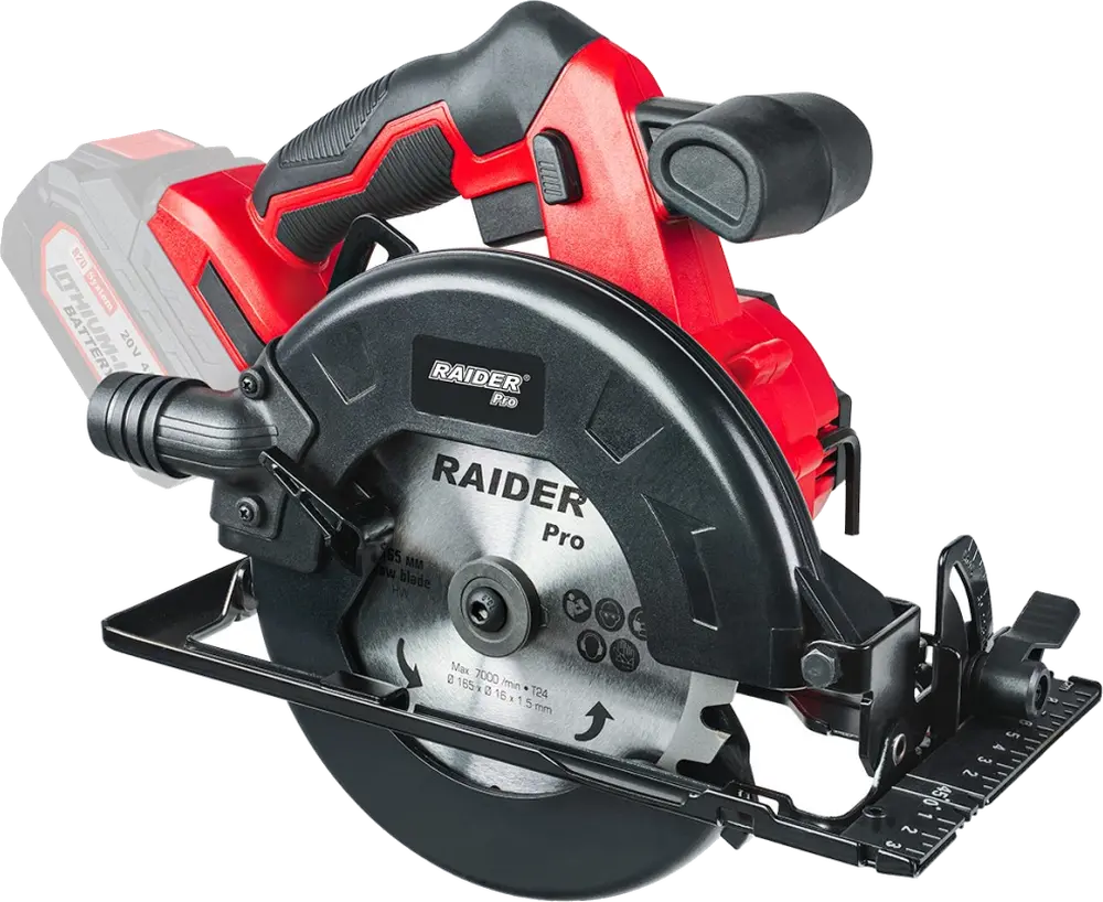 Raider Pro R20 Akku-Handkreissäge Ø165x20mm Solo (ohne Akku) – RDP-YCS20